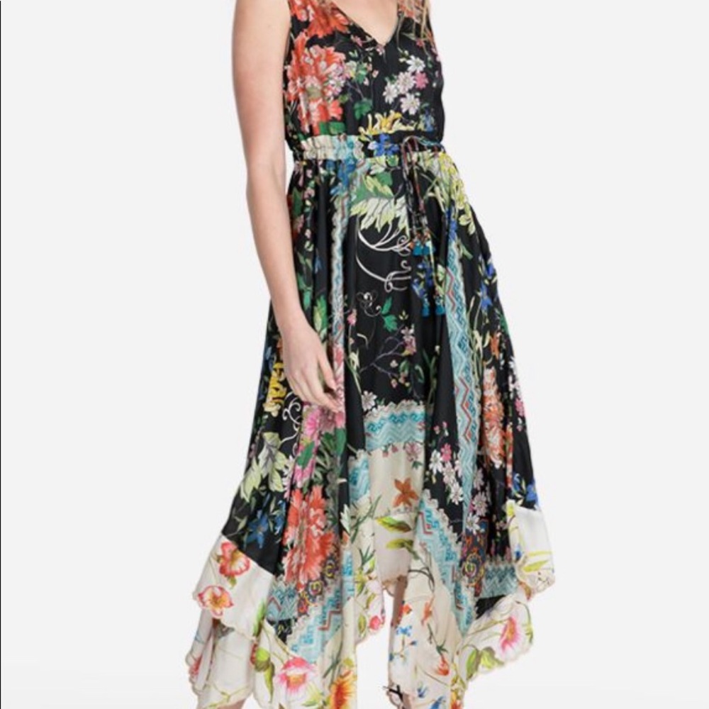 Johnny Was Meru Silk Dress - Picture 1 of 7